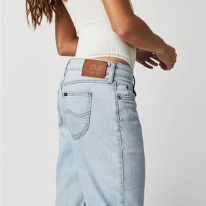 Lee Women's Sky Blue Straight Leg Jeans